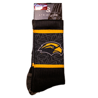 Strideline Black Crew Socks