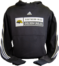 Adidas Southern Miss Golden Eagle Rectangle Hoodie