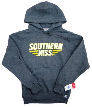 Russell Athletic Southern Miss Helmet Logo Fleece Pullover Hoodie