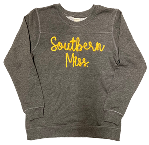 Southern Miss Glitter Script Sweatshirt