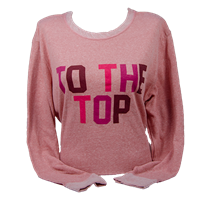 To The Top Multicolored Print Sweatshirt