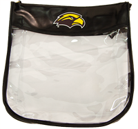 12"x12" Desden Golden Eagle Clear Zip Purse