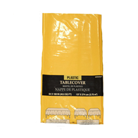 Amscan 54X108 Yellow Tailgate Table Cloth