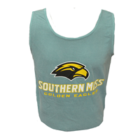 Comfort Colors Seafoam Southern Miss Logo Tanktop
