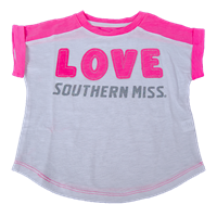 Colosseum Toddler Love Southern Miss Short Sleeve Tee