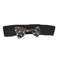 Atlanta Hosiery Heart Bow Headband