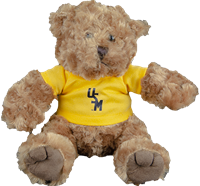 Bear w/ USM Baseball Tee Plush Toy