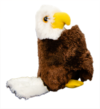 Wild Republic Huggers Snap Bracelet Bald Eagle