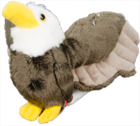 Wild Republic PocketKins Bald Eagle Plush Toy