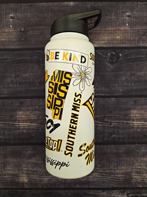 Logo 34 oz To The Top Various Logos Native Quencher Water Bottle