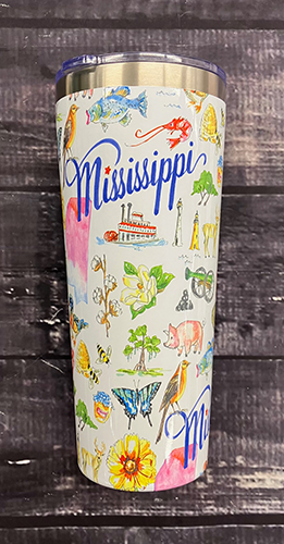 Boston International 22 oz State of Mississippi Tumbler