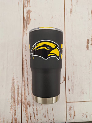 Gametime Sidekicks 20 oz Eagle Head 360 Stripes Travel Tumbler with Lid