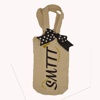Bunnies and Bows Wine SMTTT Travel Bag