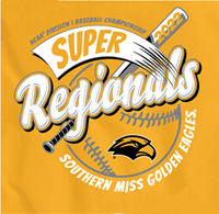 2022 Southern Miss Super Regionals Tee
