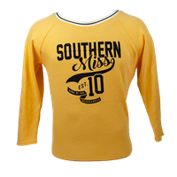 Southern Miss EST. 10 3/4 Length Sleeve Tee