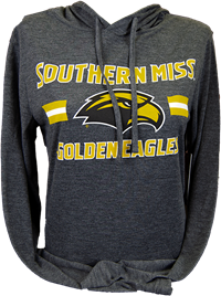Colosseum Women's Southern Miss Golden Eagles Head Hooded Pullover Sweatshirt