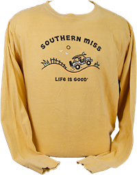 Blue 84 Southern Miss Life is Good Driving Long Sleeve Tee