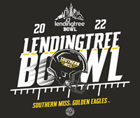 2022 LendingTree Bowl Southern Miss Helmet Tee