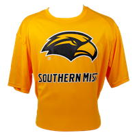 Badger Southern Miss Golden Eagle Head Short Sleeve Tee