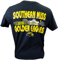 Image One Southern Miss Campus Gradient Short Sleeve Tee