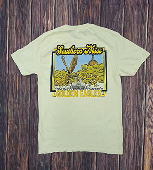 B-Unlimited Comfort Colors Southern Miss Classic Landscapes Short Sleeve Tee