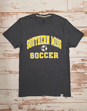 Russell Southern Miss Soccer Short Sleeve Tee