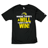 Badger Eagle Head "Where There's A Will" Tee