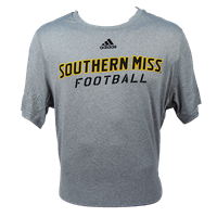 Adidas Southern Miss Football Short Sleeve Tee