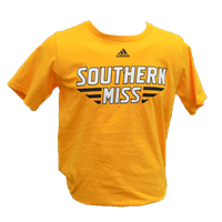 Adidas Southern Miss Helmet Logo Short Sleeve Tee