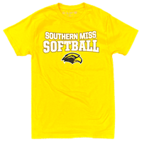 Southern Miss Softball Short Sleeve Tee