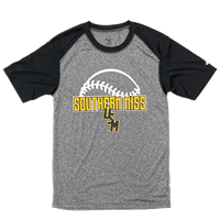 Badger Sports Baseball Logo Sport Short Sleeve Tee