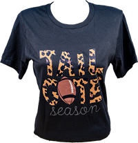 MV Sport Tail Gate Cheetah Print Season with Football Tee