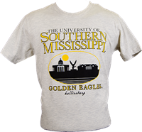 Uscape Heritage University of Southern Mississippi Campus Short Sleeve Tee