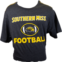 Colosseum Motormouth Southern Miss Football Golden Eagles Short Sleeve Tee