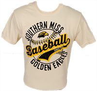 Comfort Colors Southern Miss Baseball 1910 Short Sleeve Tee