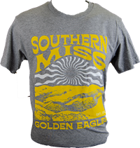 Uscape Sunburst Southern Miss Golden Eagles Short Sleeve Tee