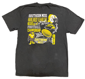 Comfort Colors USM Golden Eagles Script Short Sleeve Tee