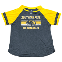 Colosseum Women's Cerulean Golden Eagles V-Neck