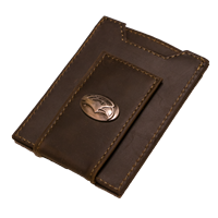 Leather Crazy Horse Magnetic Wallet