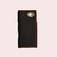 Zep-Pro Two Tone Roper Concho Wallet