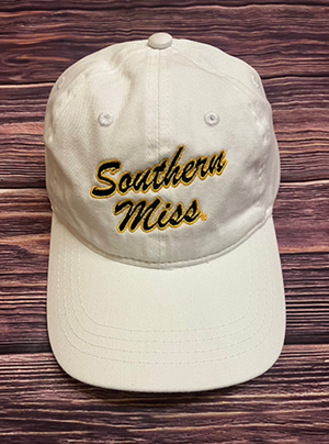 MV Sport Script Southern Miss White Cap