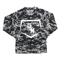 Badger Youth Longsleeve Digital Home Plate Tee