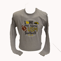College Kids Love Football Long Sleeve Tshirt