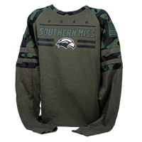 Colosseum Southern Miss Camo Long Sleeve Tee