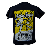 Comfort Colors Golden Eagles Baseball Print Short Sleeve Tee