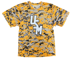 Badger Digital Camo White USM Stacked Short Sleeve Tee